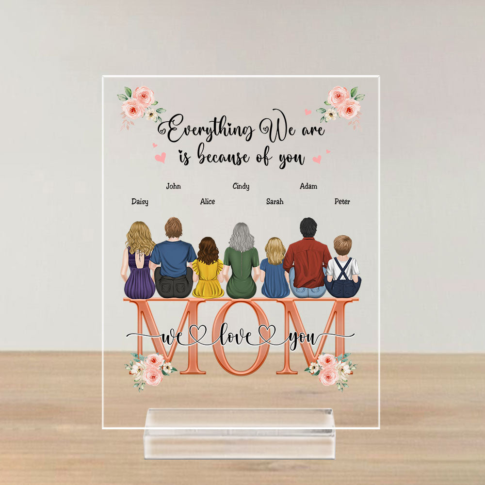 Everything I Am - Personalized Custom Acrylic Plaque With Base
