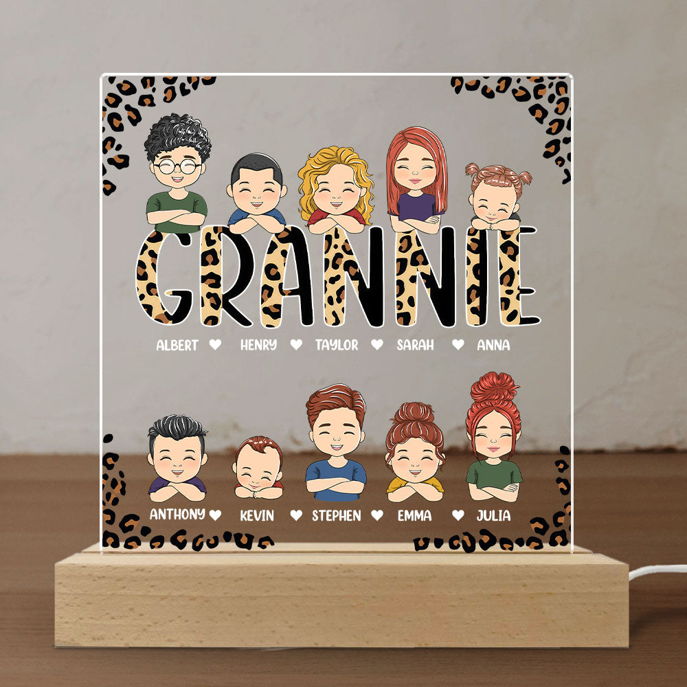 Leopard Nana Title - Personalized Custom LED Light