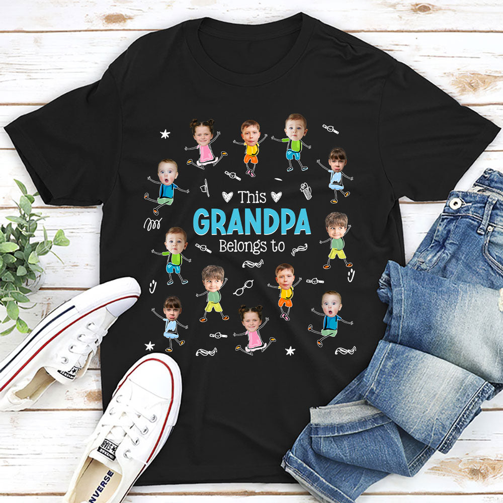 Grandpa This Belongs - Personalized Custom Shirt