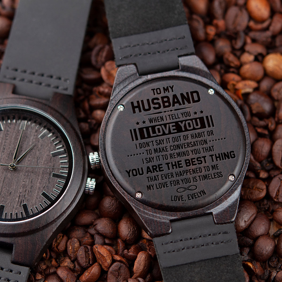 You Are The Best Thing - Personalized Custom Wood Watch