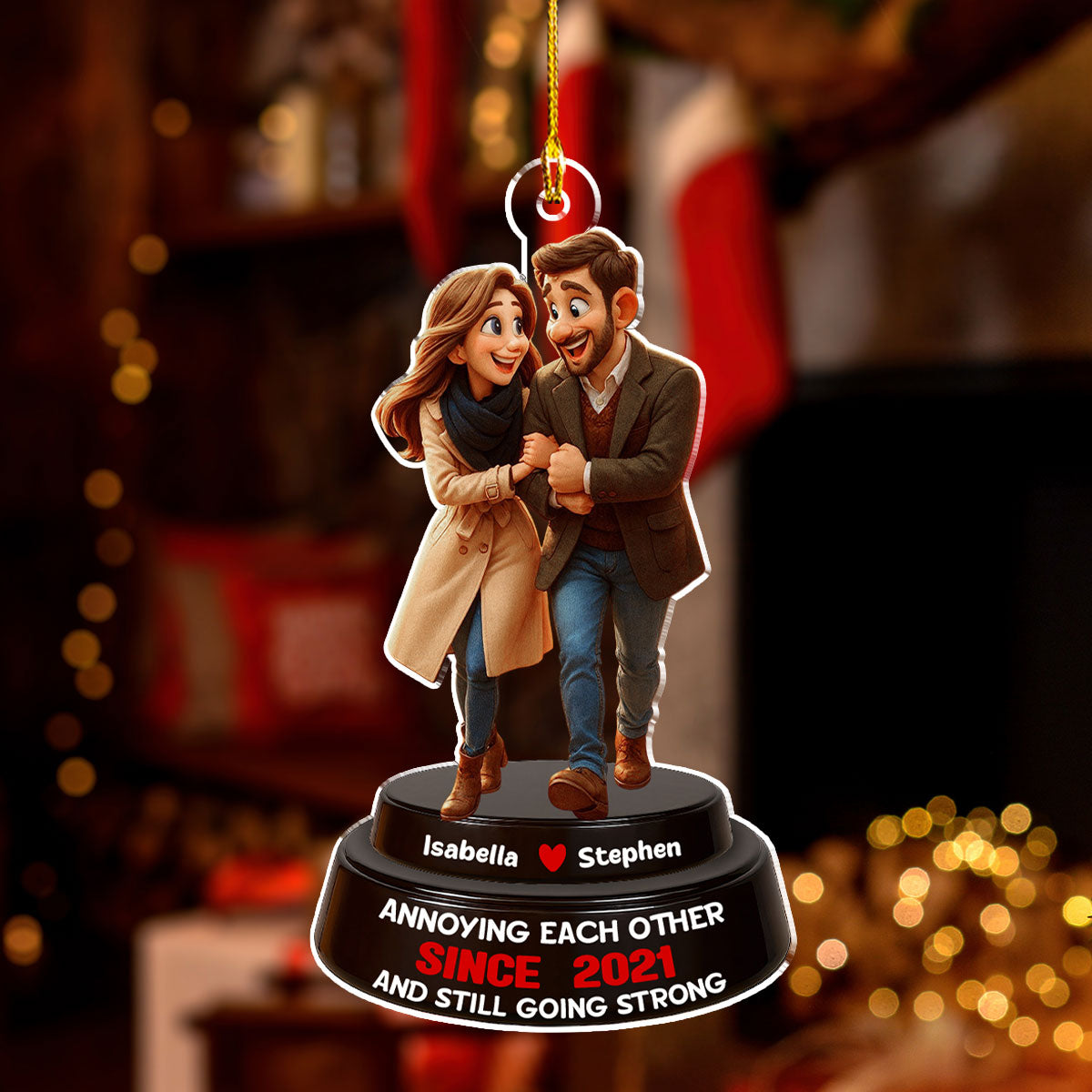 Forever Us - Personalized Custom Acrylic Ornament