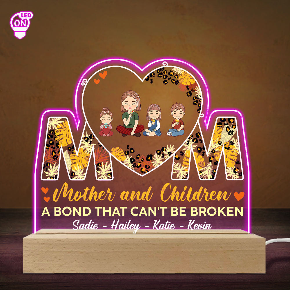 A Bond That Cant Be Broken - Personalized Custom LED Light