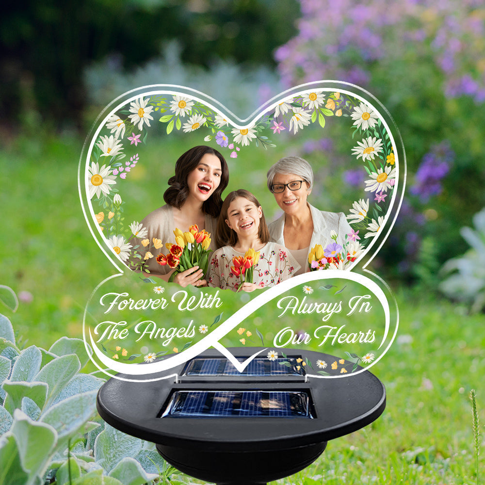 Always In My Heart - Personalized Custom Solar Light