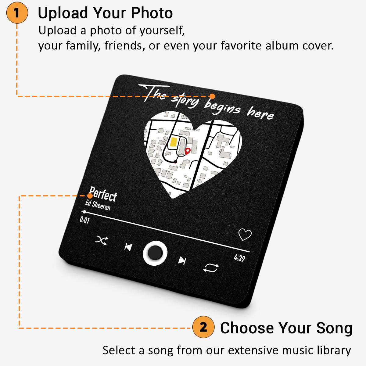 Our Story - Personalized Custom Music Fridge Magnet