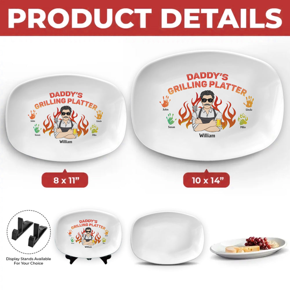 My Dad Is The Best Cook - Personalized Custom Platter