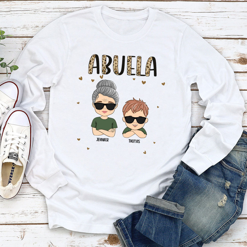 Just Call Me Grandma - Personalized Custom Long Sleeve T-shirt