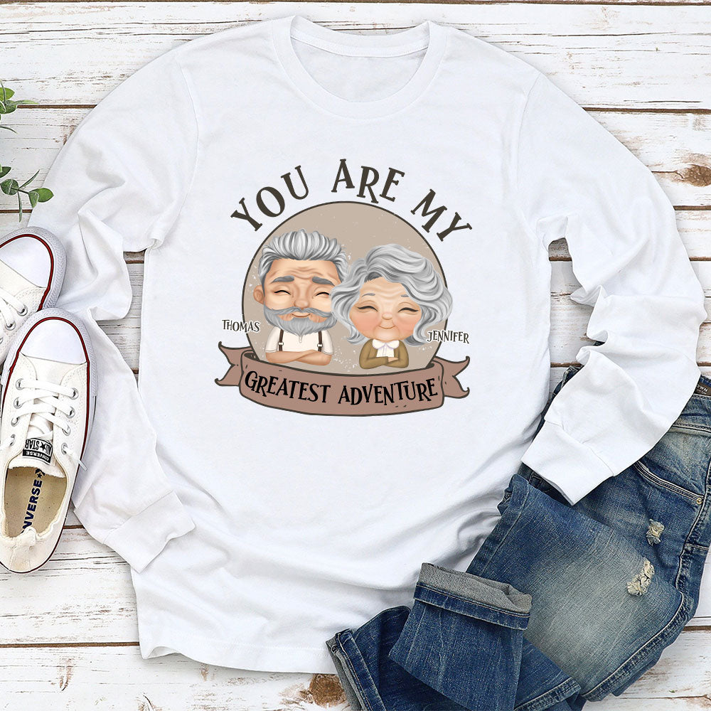 You Are My Adventure - Personalized Custom Long Sleeve T-shirt