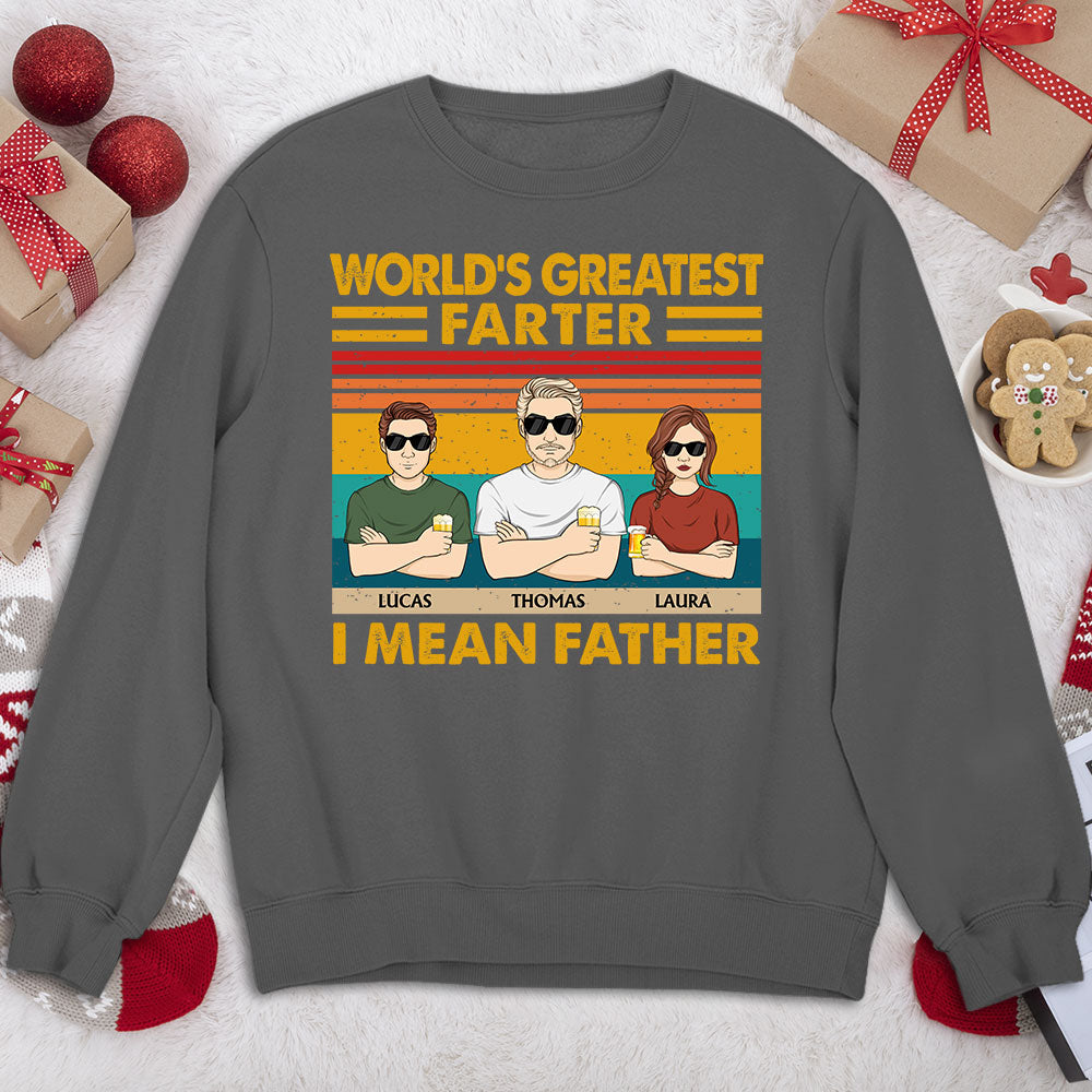 Greatest Of World Farter - Personalized Custom Shirt