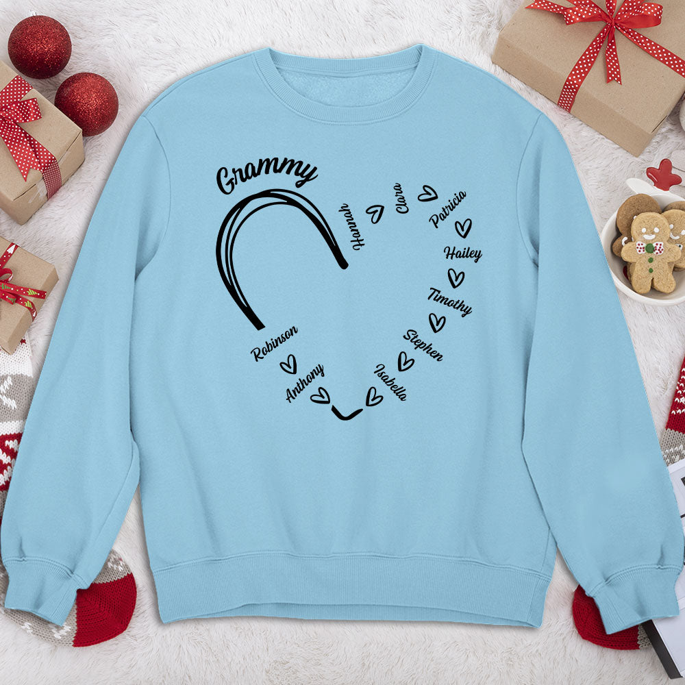 Grandma Is The Best - Personalized Custom Sweatshirt