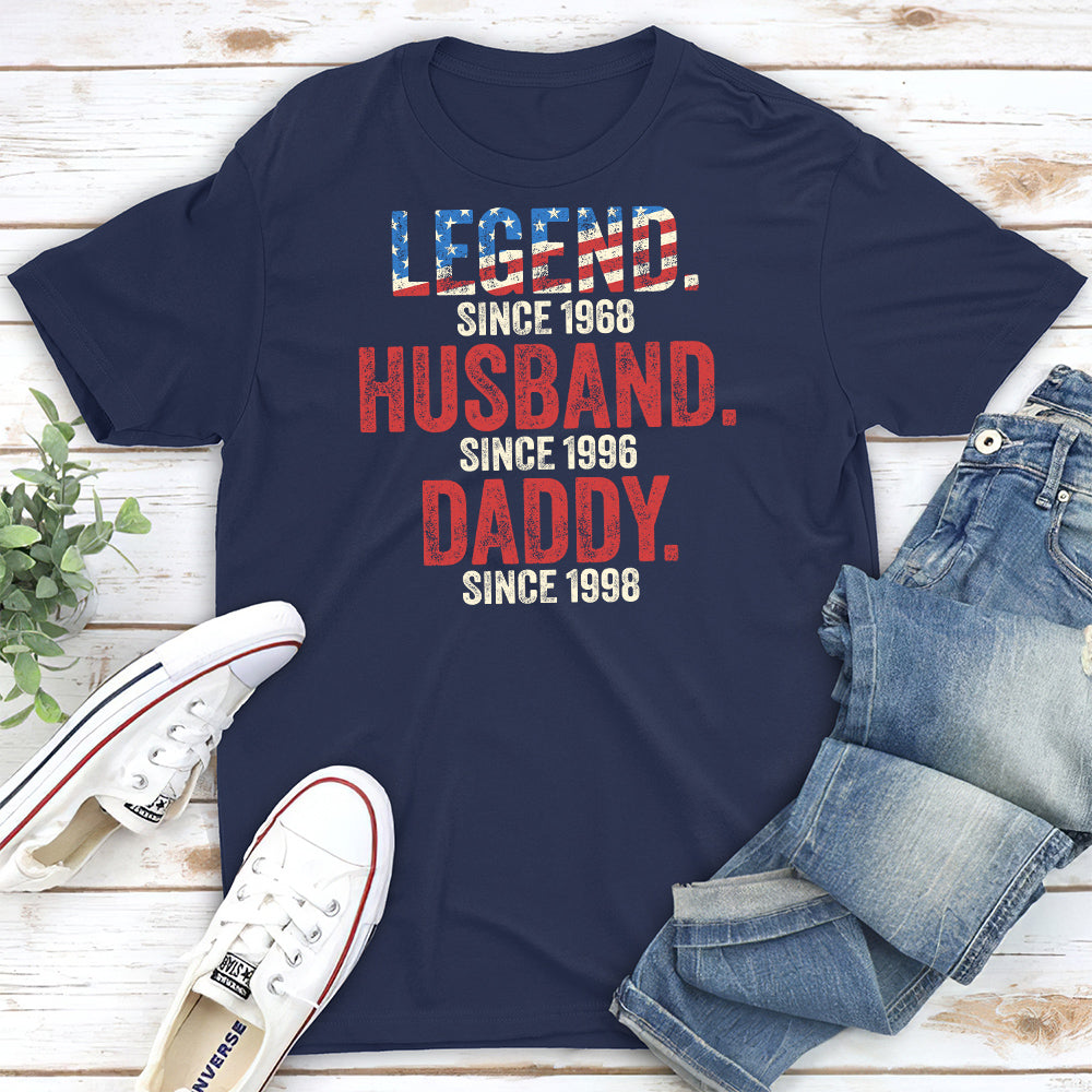 Daddy Is A Legend - Personalized Custom Shirt