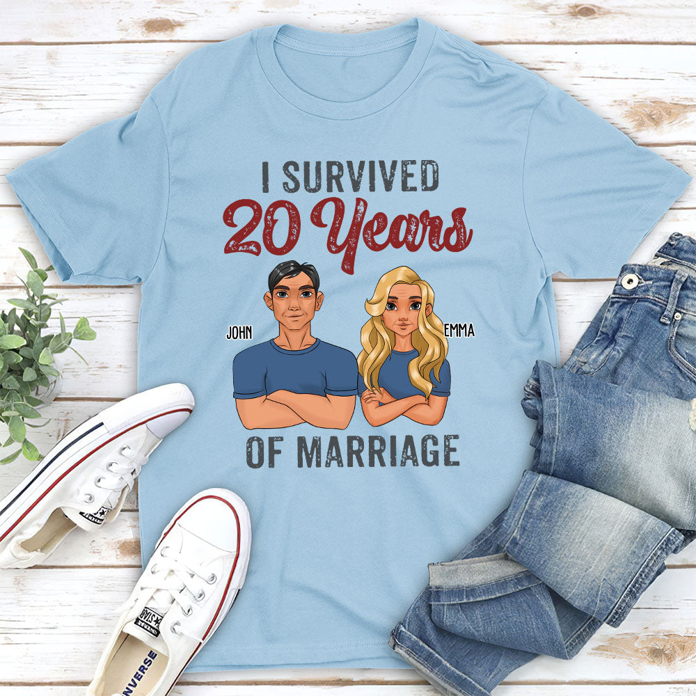 I Survived - Personalized Custom Classic T-shirt