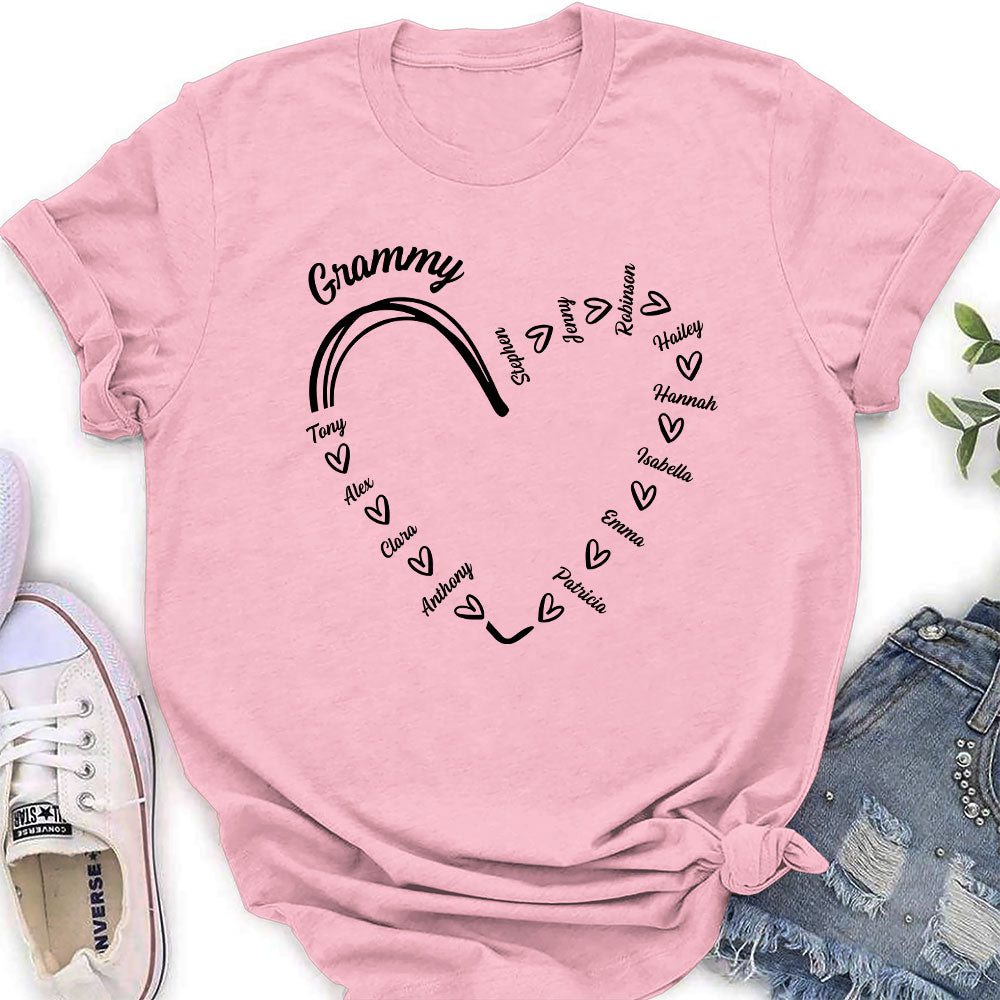 Grandma Is The Best - Personalized Custom Women's T-shirt