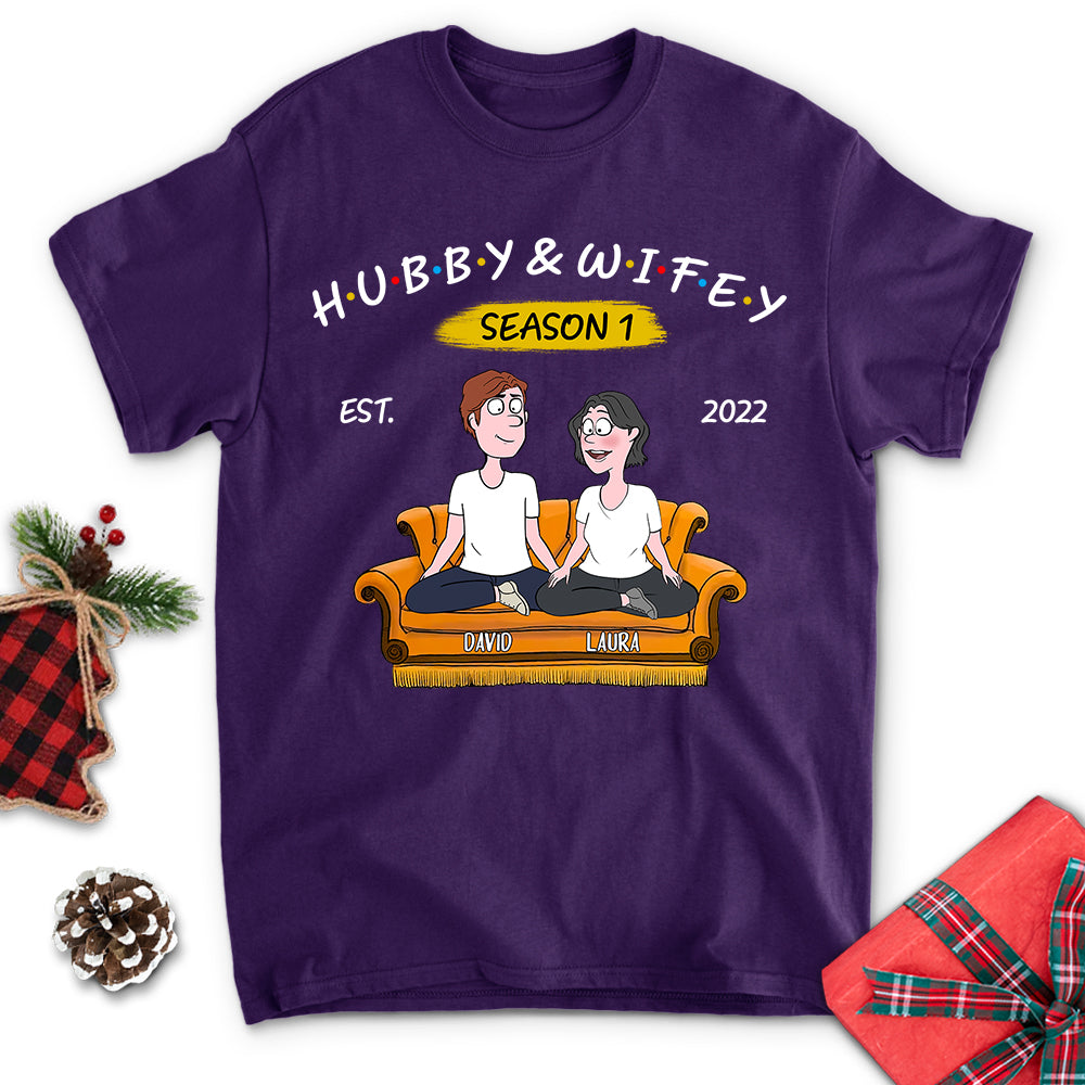 Hubby & Wifey Season - Personalized Custom Classic T-shirt