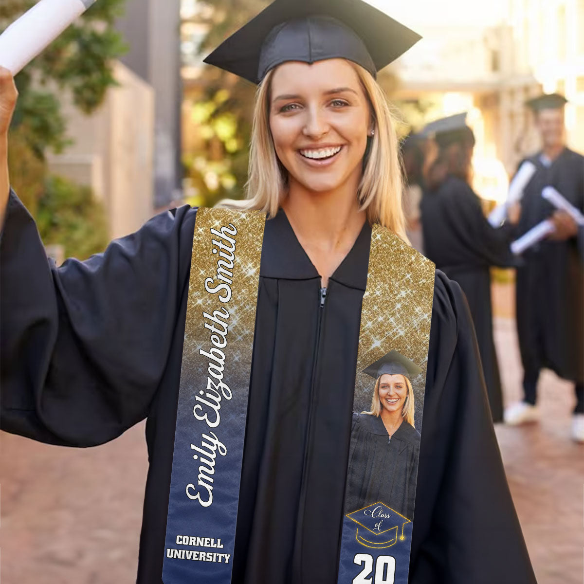 Happy Graduation 2025 - Personalized Custom Graduation Stole