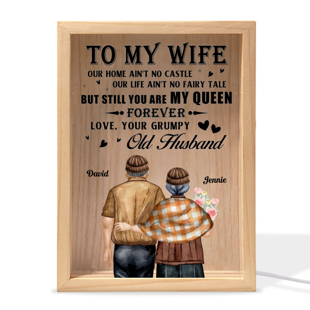 My Queen Forever - Personalized Custom Frame Light Box