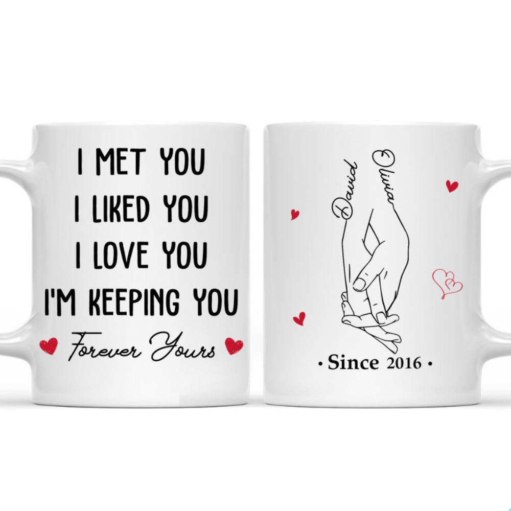 Since I Love You - Personalized Custom Coffee Mug