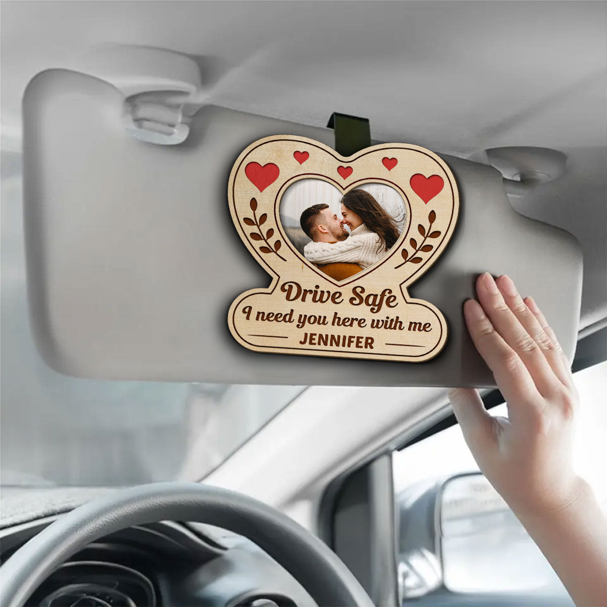 Drive Safe Reminder - Personalized Custom Car Visor Clip