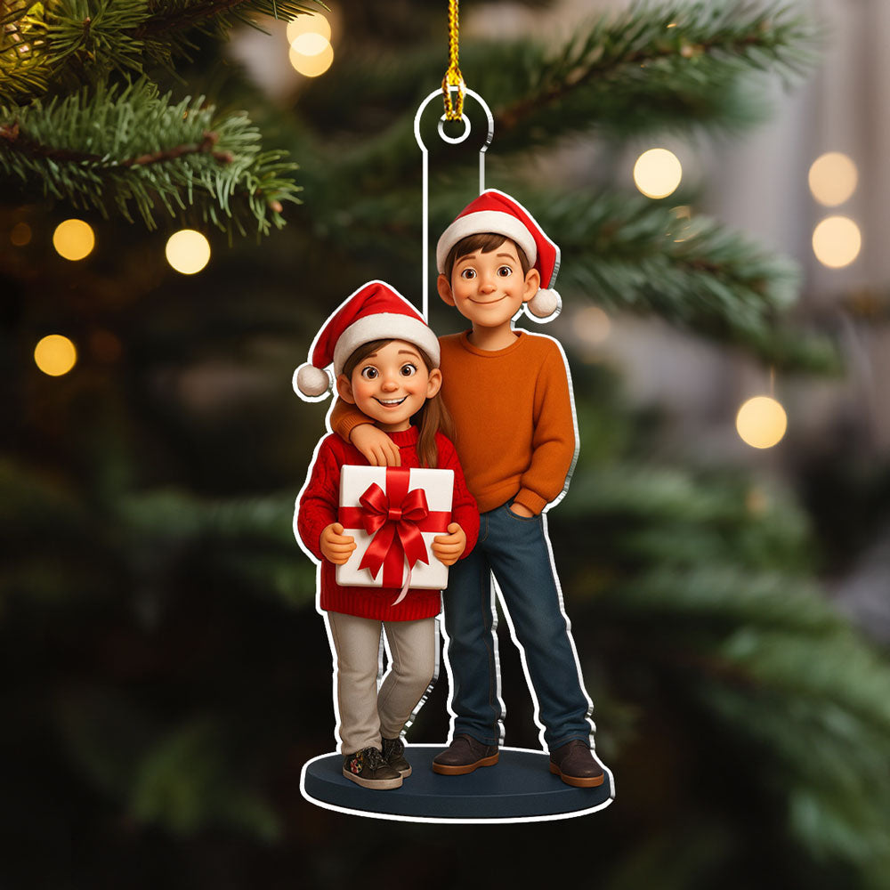 Custom Photo Kids 2025 - Personalized Custom Acrylic Ornament