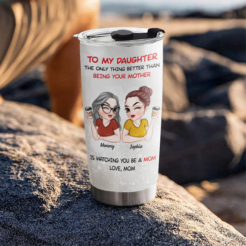 To My Daughter - Personalized Custom Tumbler