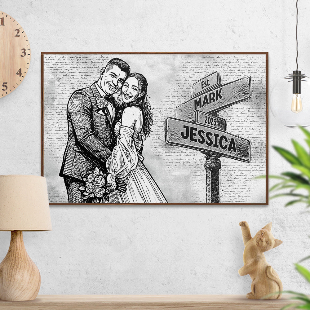 I Need You Because I Love You Version 2 - Personalized Custom Poster