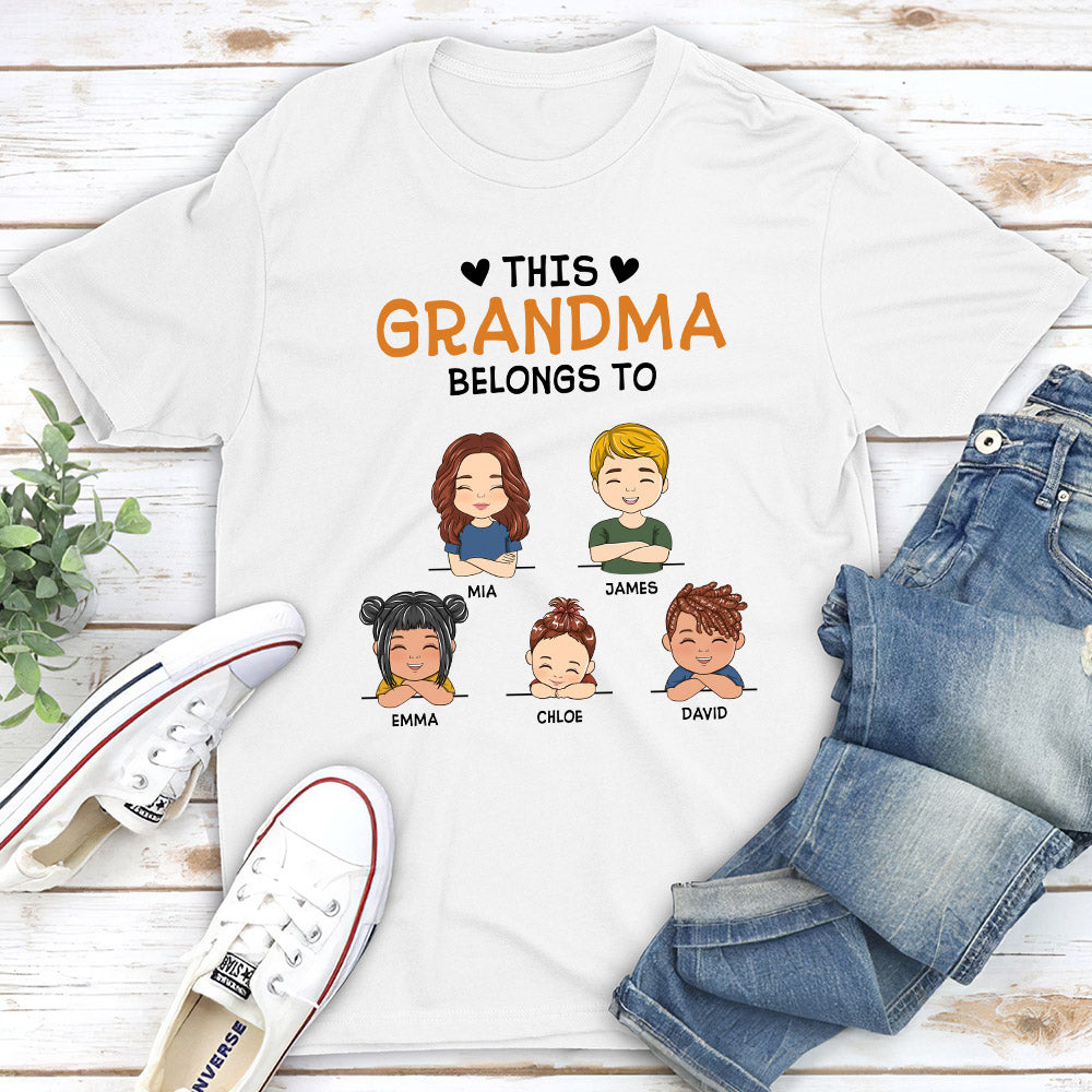 This Nana Belongs To - Personalized Custom Unisex T-shirt
