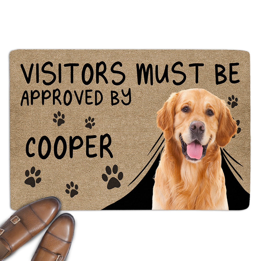 Approved By Pet Photo - Personalized Custom Doormat