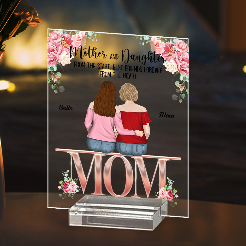 Best Friends Forever - Personalized Custom Acrylic Plaque With Base