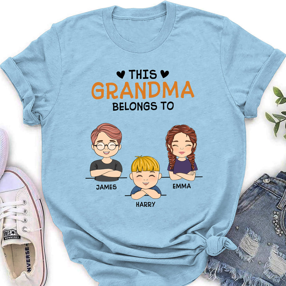 This Nana Belongs To - Personalized Custom Women's T-shirt