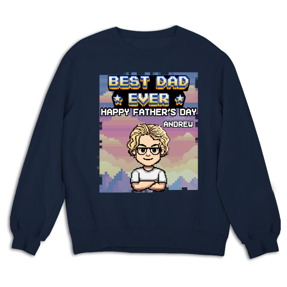 Dad Unlocked Legendary Status Achieved - Personalized Custom Shirt