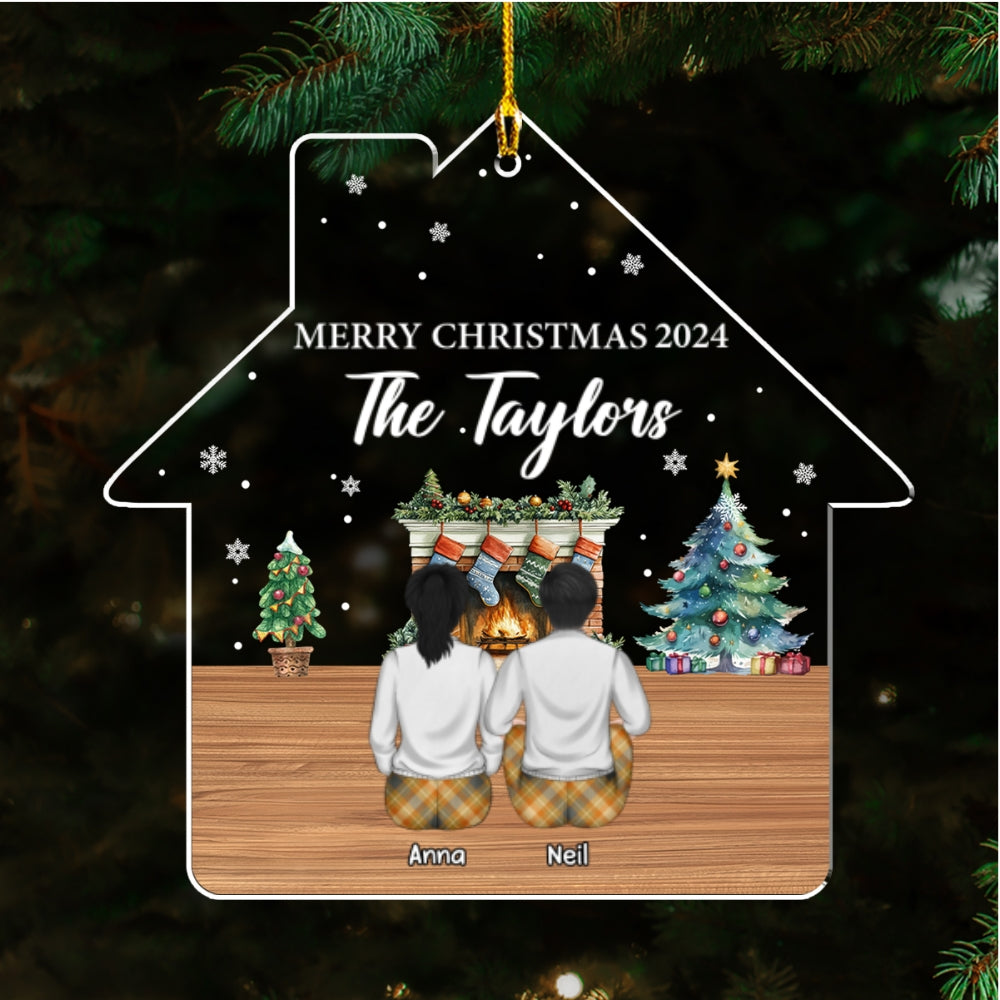Family Reunion Christmas - Personalized Custom Acrylic Ornament