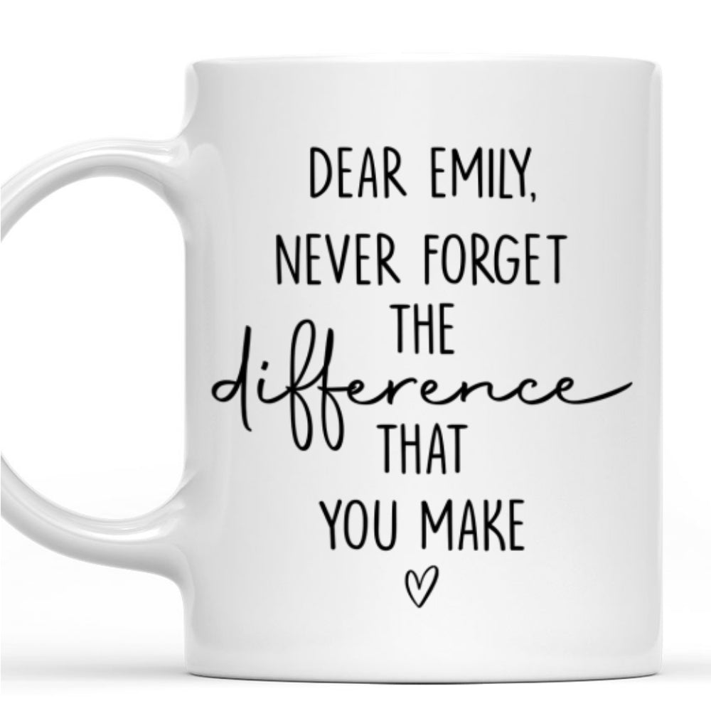 Keeping Going - Personalized Custom Coffee Mug