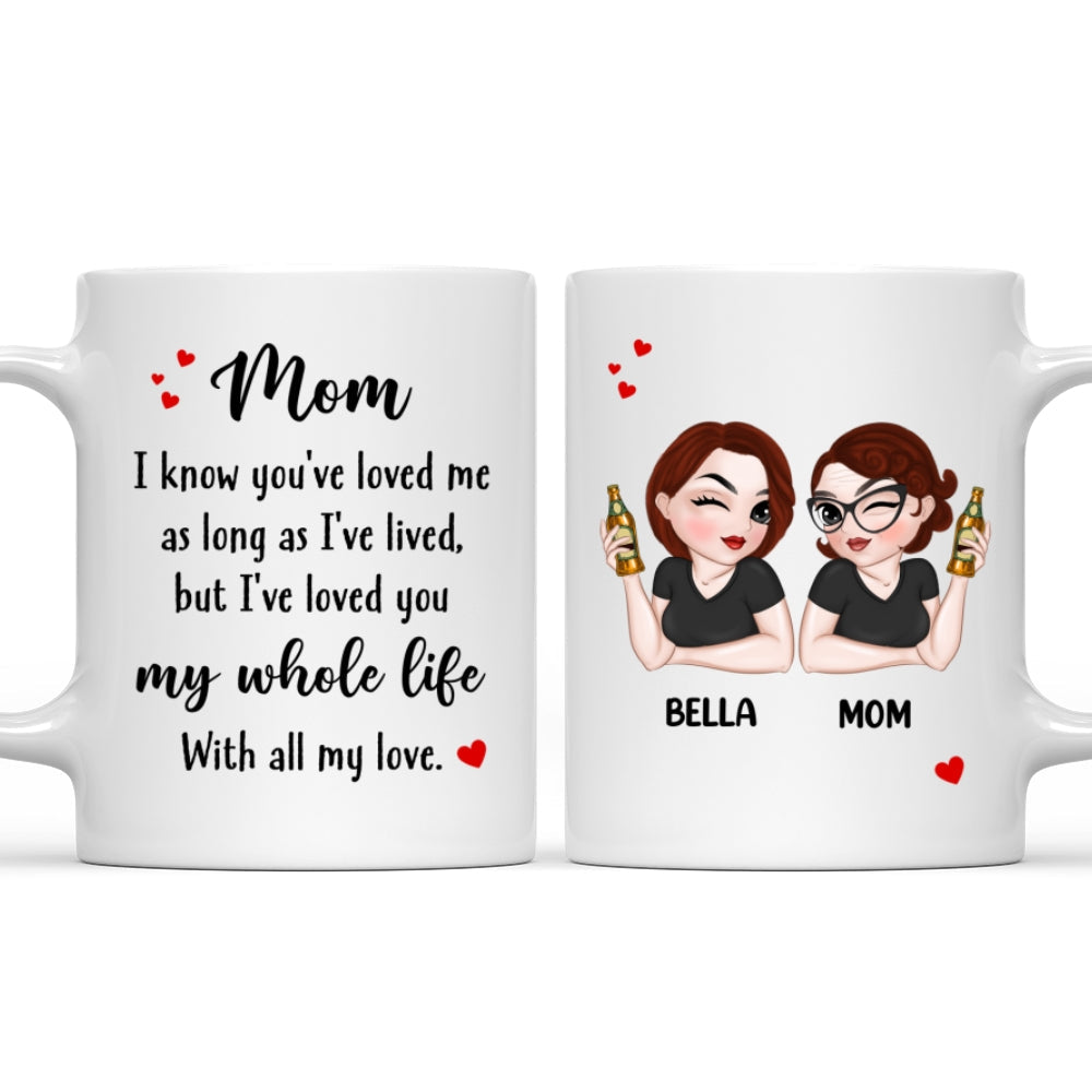 Mom Our Love For You Is Endless - Personalized Custom Coffee Mug