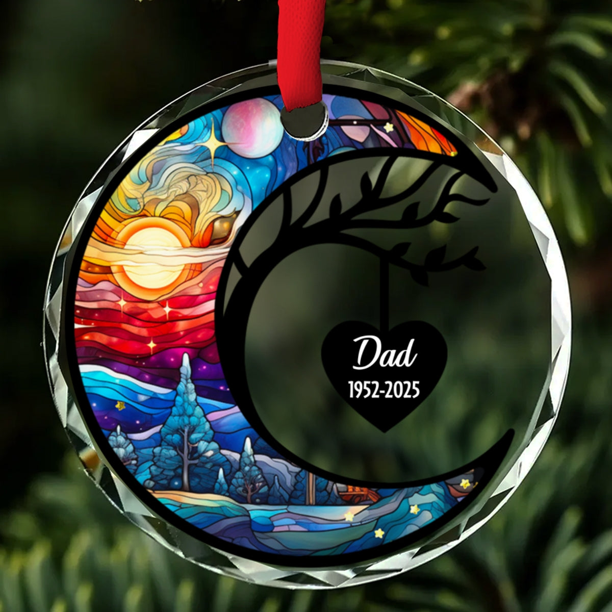 In Heaven - Personalized Custom Glass Ornament