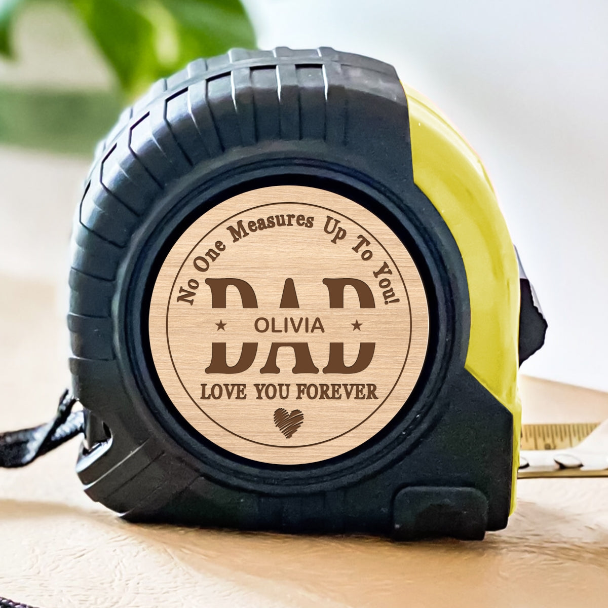 Up To You Dad - Personalized Custom Tape Measure