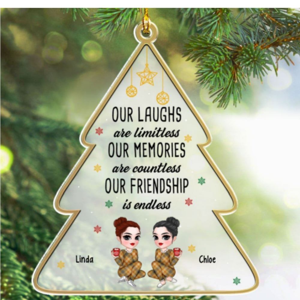Not Just Friends - Personalized Custom Acrylic Ornament