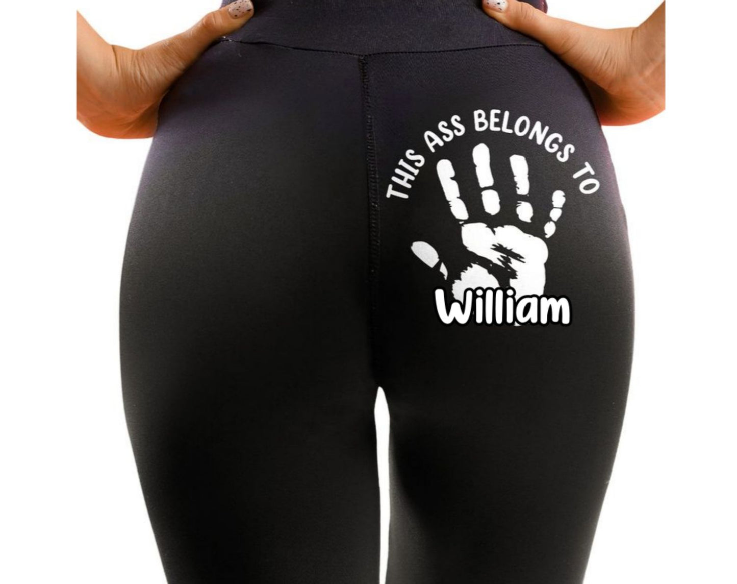 Belongs To Him - Personalized Custom Leggings