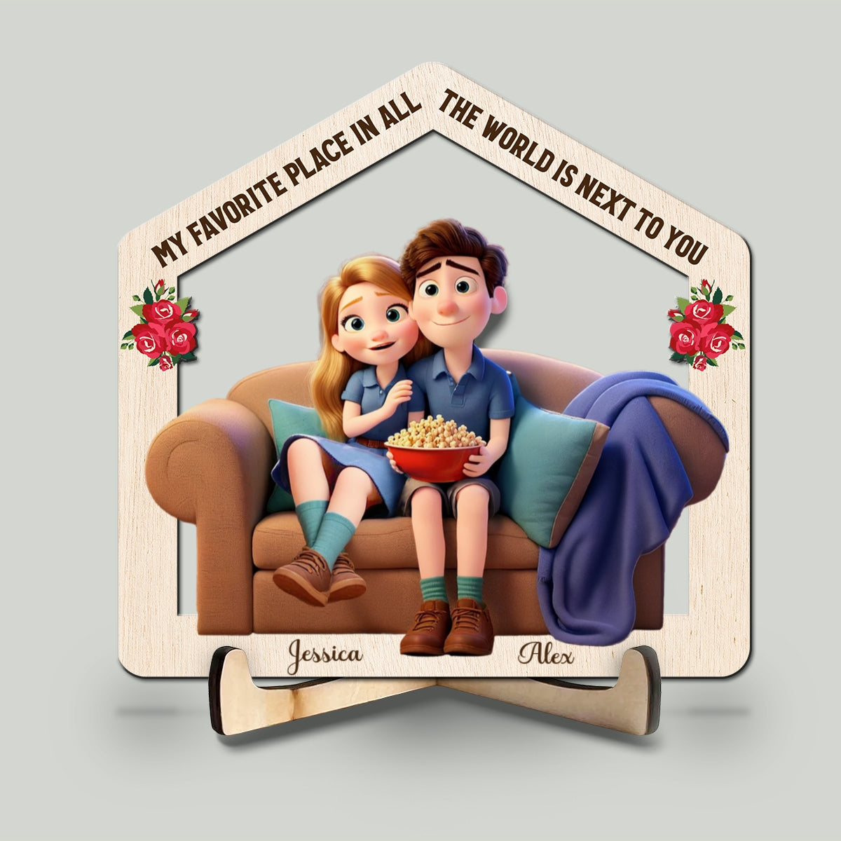 Our Home - Personalized Custom Wooden Plaque