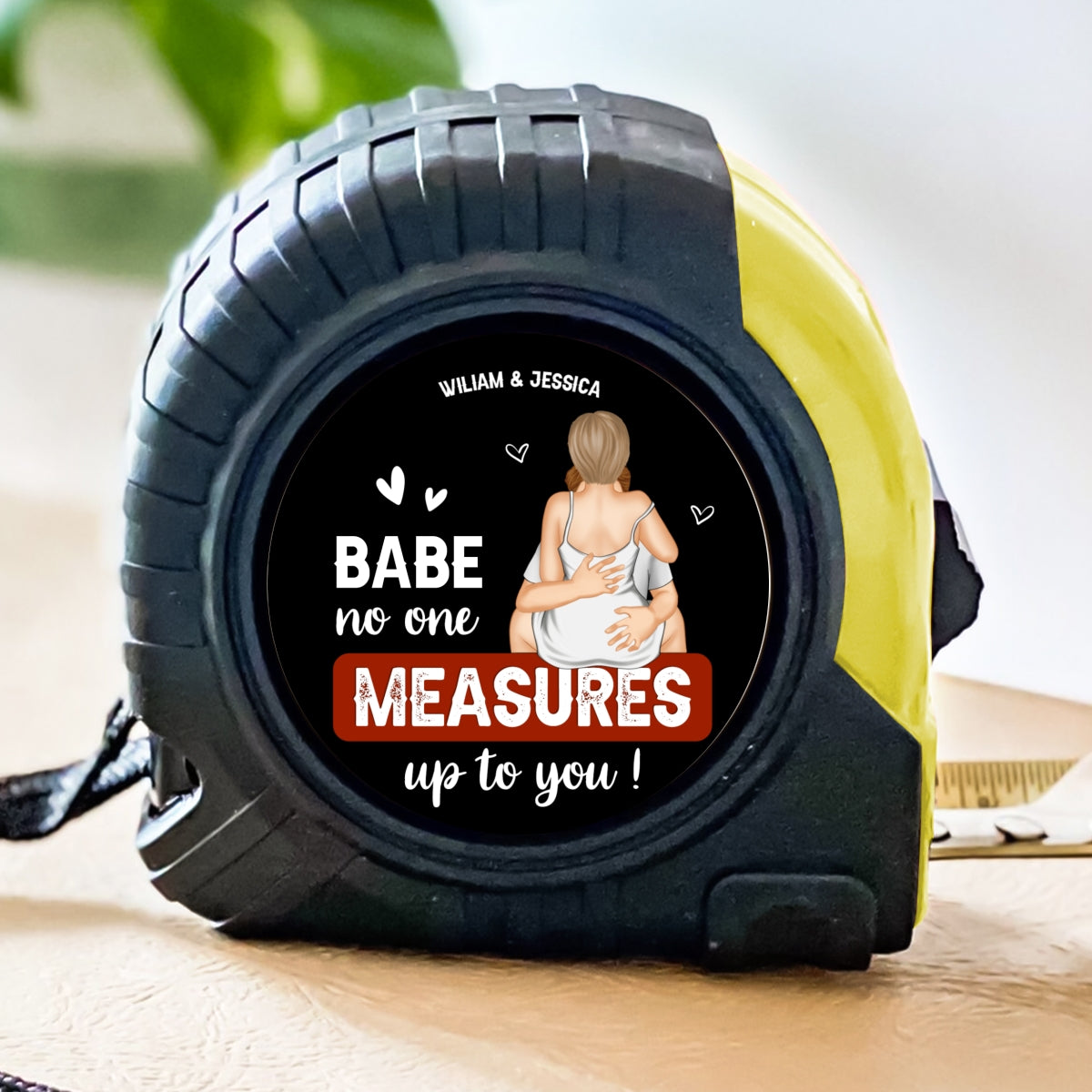 No One Measures - Personalized Custom Tape Measure