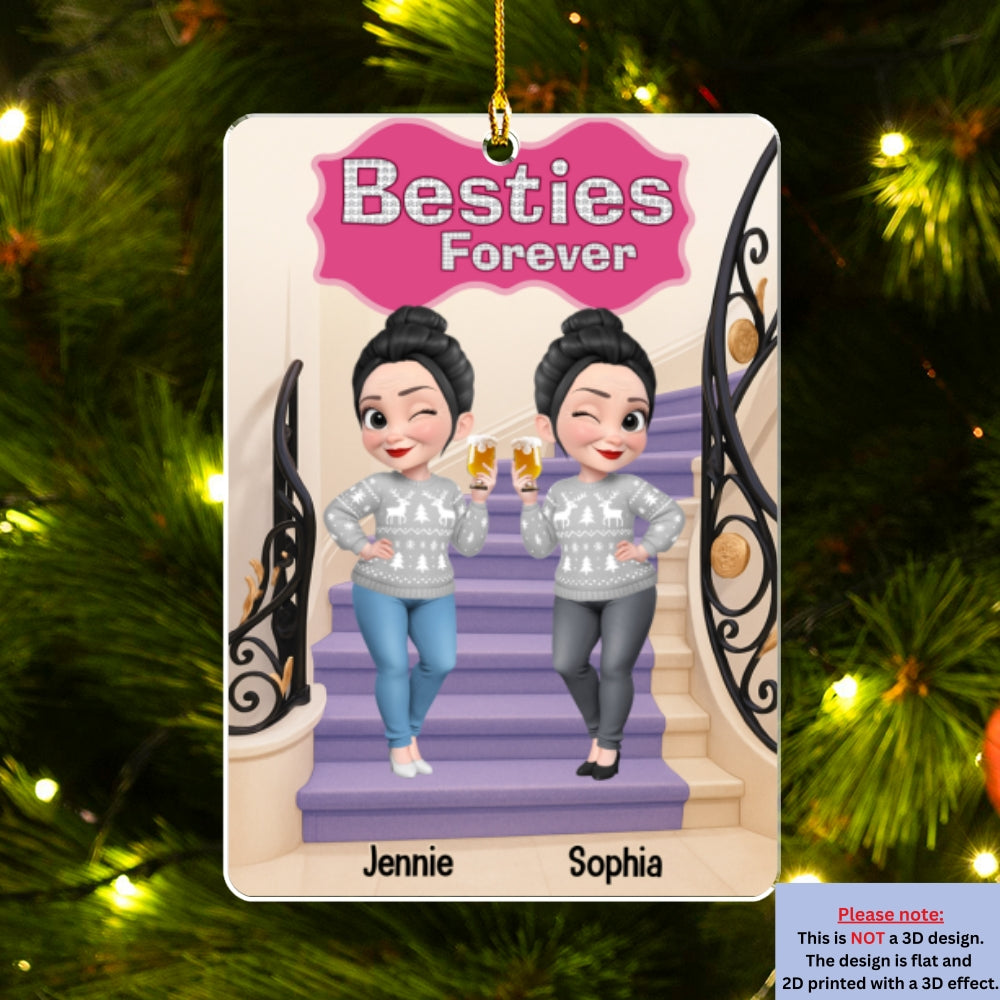 We Sleigh As A Team - Personalized Custom Acrylic Ornament