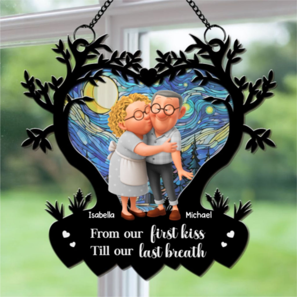 Grow Old With You - Personalized Custom Suncatcher