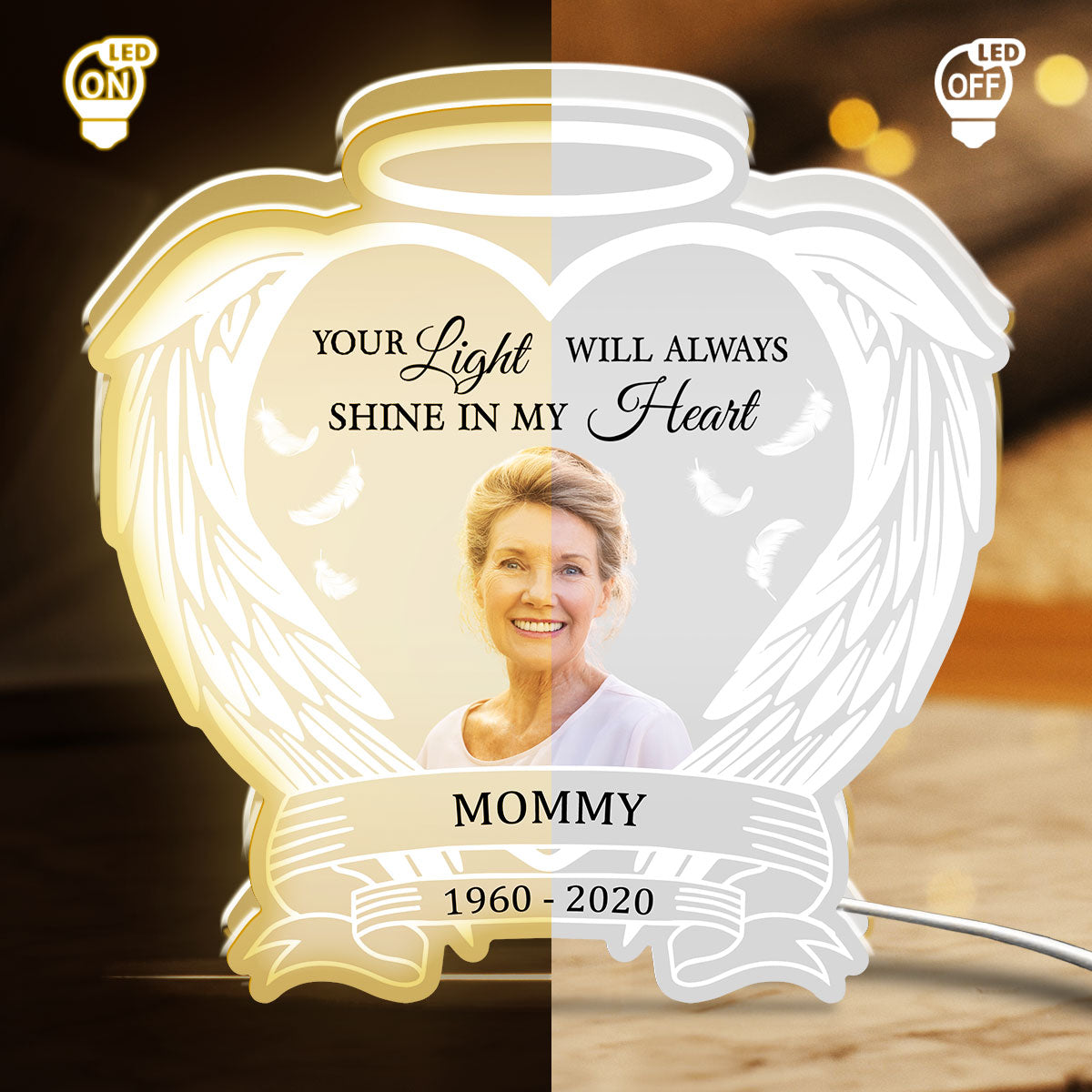 Always Shine In My Heart - Personalized Custom Light Box