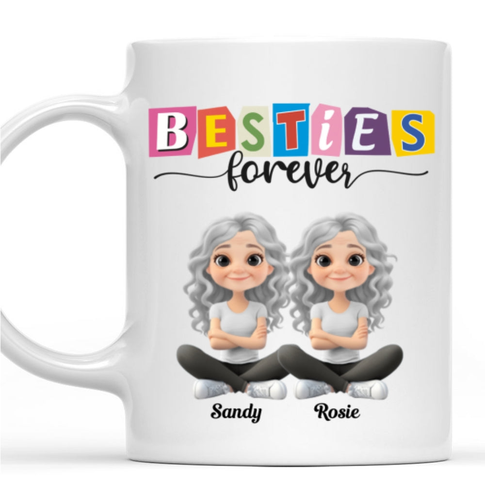 Be My Bestie Forever - Personalized Custom Coffee Mug