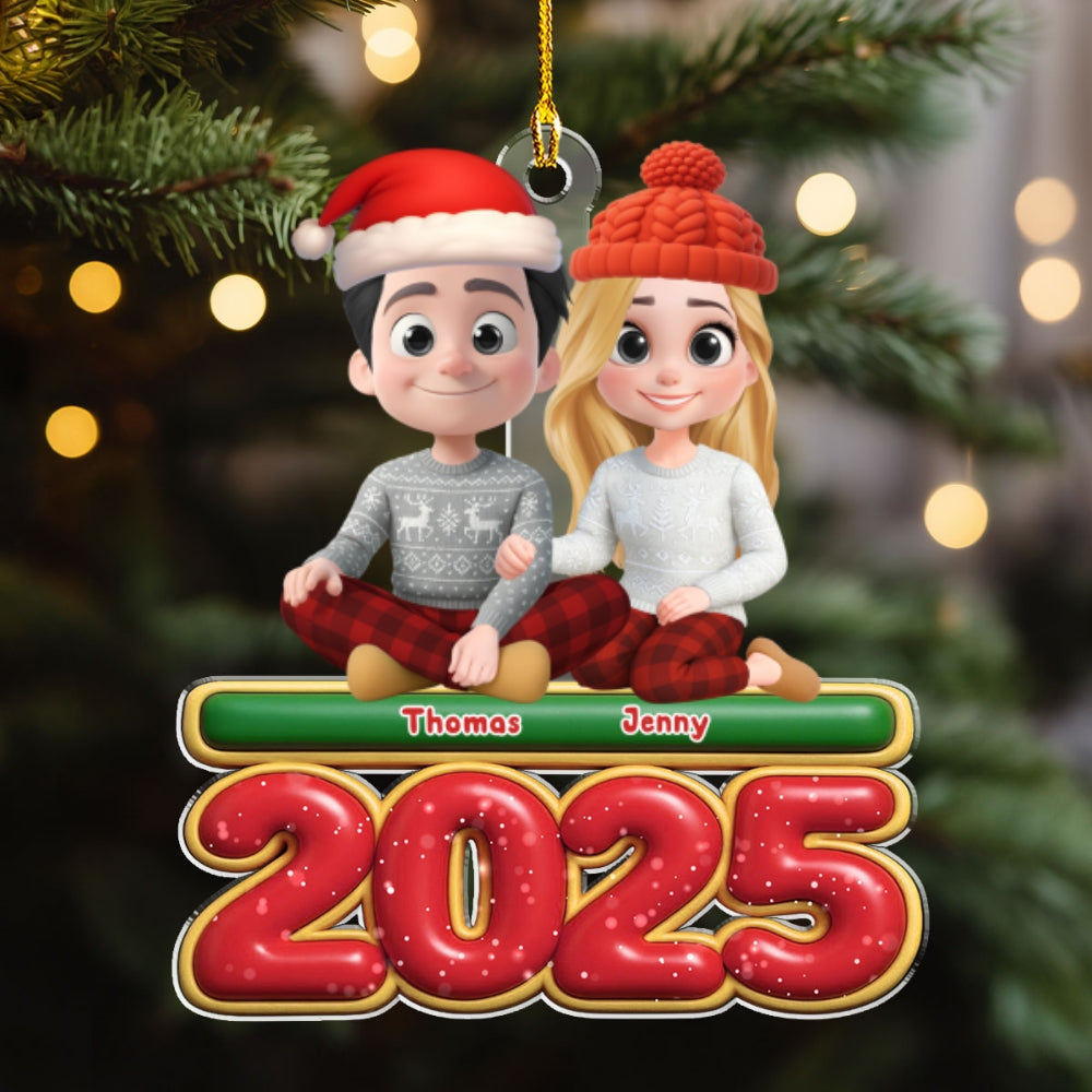 Just You And Me - Personalized Custom Acrylic Ornament