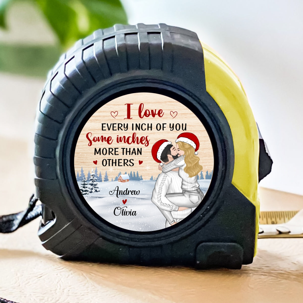 Love Every Inch - Personalized Custom Tape Measure