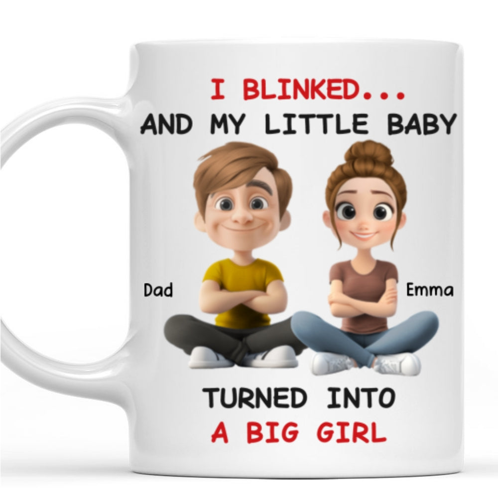 In The Blink Of An Eye - Personalized Custom Coffee Mug