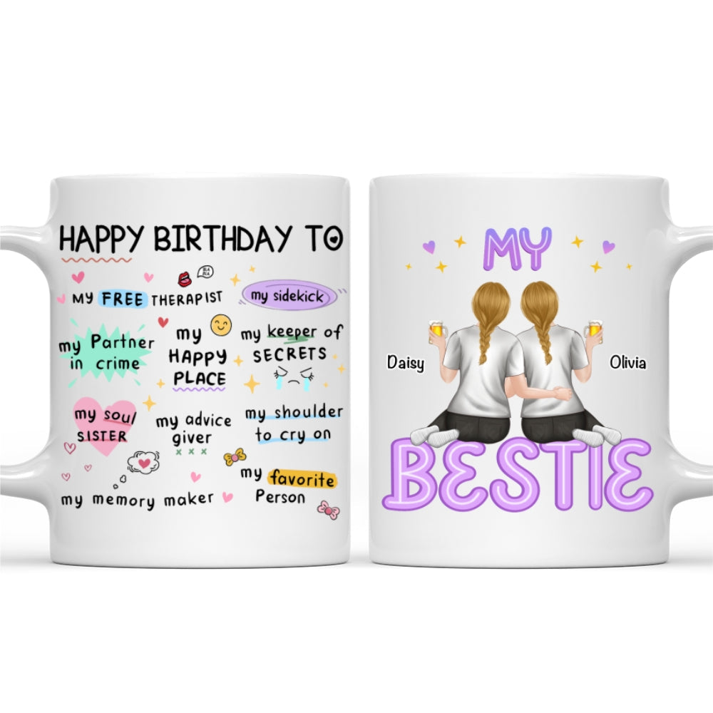 Wishing You A Fantastic Birthday - Personalized Custom Coffee Mug