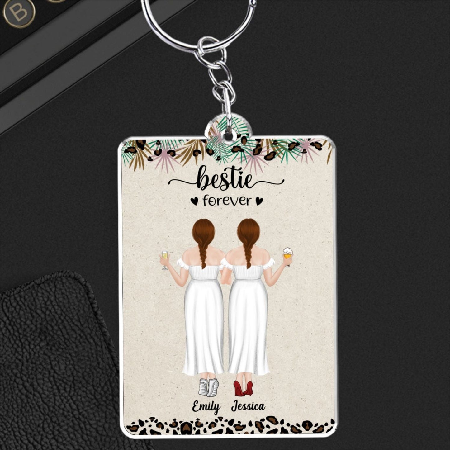 You Make Me Laugh Everyday - Personalized Custom Acrylic Keychain