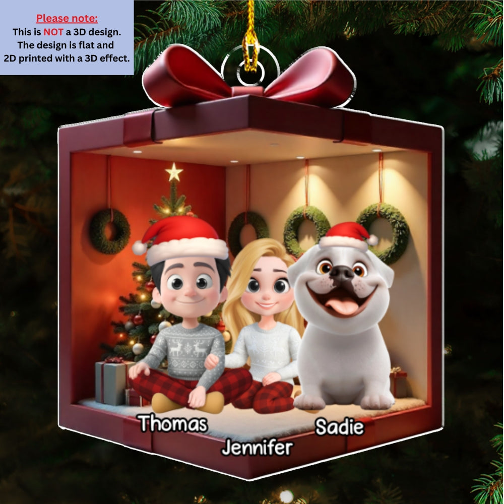 You Me Dog - Personalized Custom Acrylic Ornament