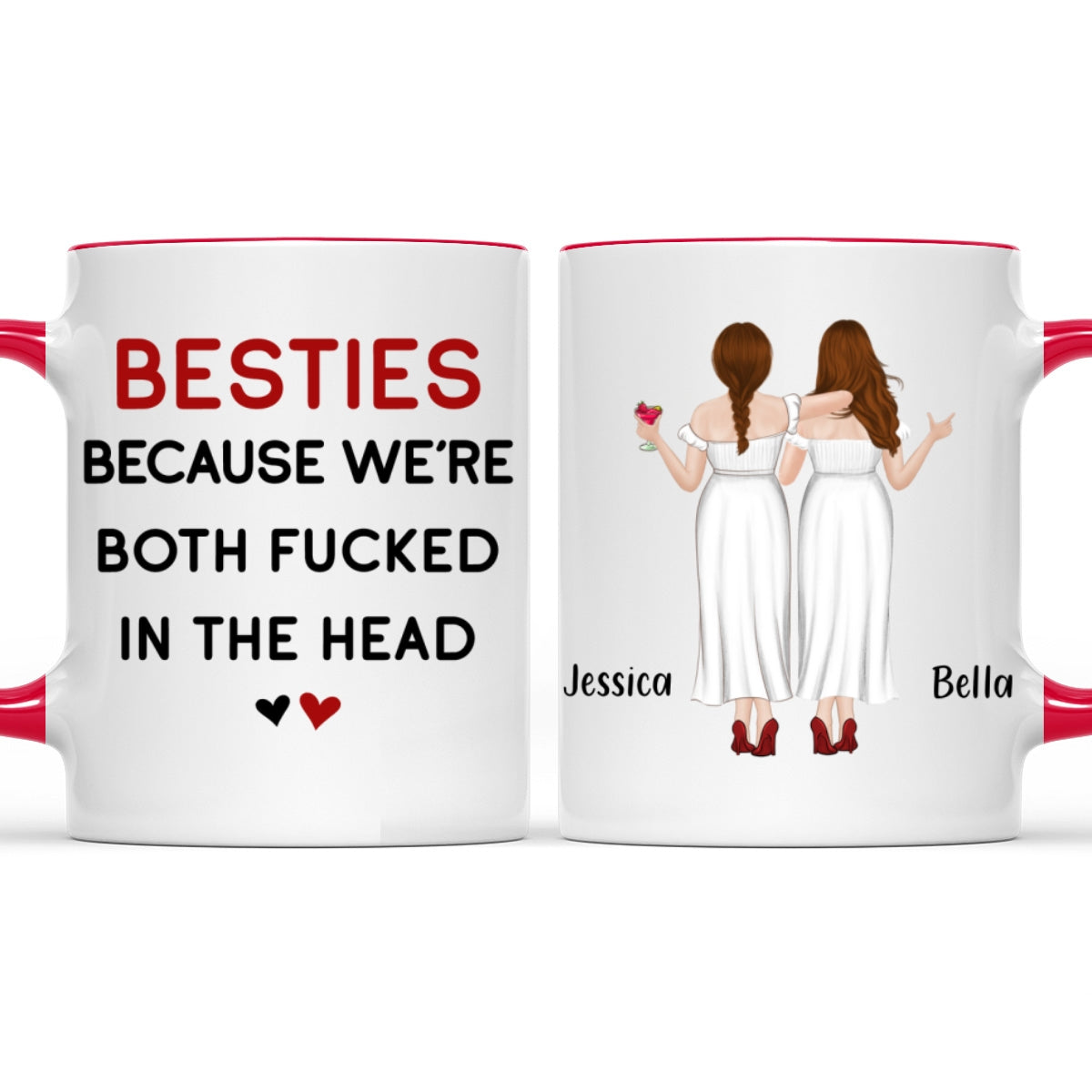 We Are The Same - Personalized Custom Accent Mug