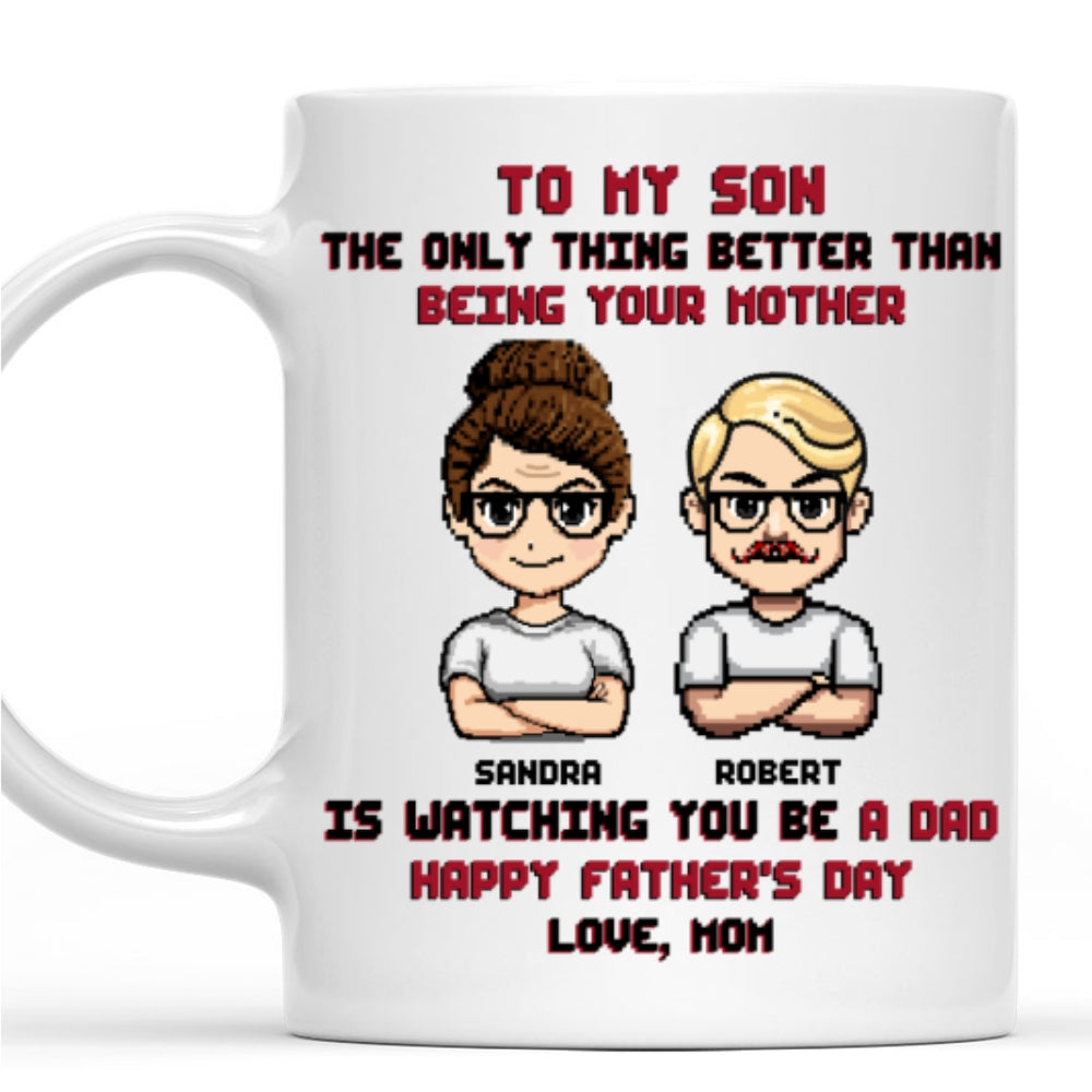 To My Son - Personalized Custom Coffee Mug